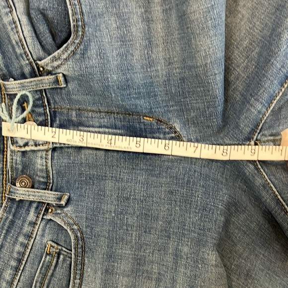 Women’s w28L31.5” Levi's red tab Blue denim Straight Leg Jeans skinny filiforme - Picture 15 of 15